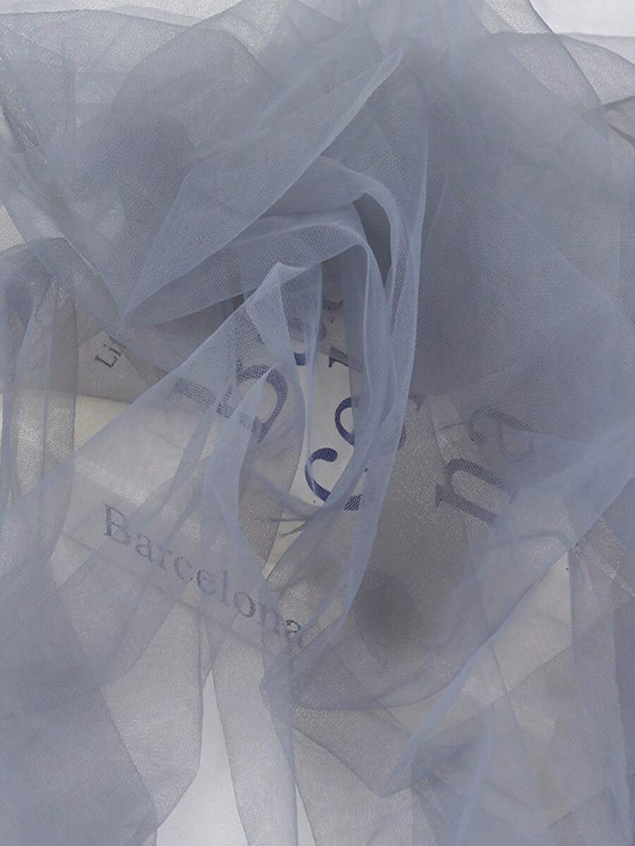 1pc Tulle Fabric For Wedding Dress Headpiece, Handmade Sewing Material, Suitable For Photography Backdrop, DIY Crafts, Ballet Tutu, Bows, Weddings And Decorations