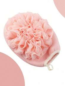 1/3 pezzi Guanti da bagno e doccia e asciugamani esfolianti per uso doppio, strumenti di pulizia del corpo a doppia faccia, decorazione per il bagno di casa, decorazione autunnale