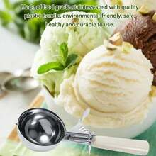 Ice Cream Scoops & Stacks - White - View 4
