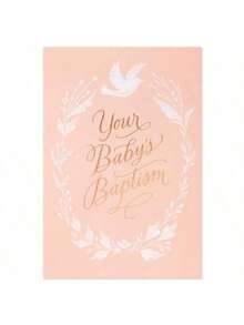 Baptism Card Wonderful Joy Ahead