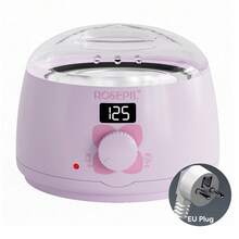 37PCS Digital Wax Warmer Kit With 6 Wax Beans, 10 Tools, Pre & After Wax Wipes – At-Home Hair Removal For Face, Arms, Legs, Bikini & Underarms - EU E Type Plug(220-240V) - View 3