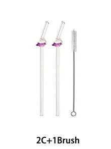 1 Cái/2 Cái/1 Bộ Ống Hút Thủy Tinh Hình Động Vật Biển Hoạt Hình Với Nhiều Màu Sắc Cá Mập, Sao Biển, Cá Ngựa, Bùa Nàng Tiên Cá, Ống Hút Trong Suốt Có Thể Tái Sử Dụng, Dùng Cho Đồ Uống Lạnh, Trà Sữa, Cà Phê, Nước Ép, Sinh Tố, Nhà Bếp, Nhà Hàng, Tiệc Cocktail, Trở Lại Trường Học, Quà Tặng Cho Bạn Gái/Bạn Trai, Cha Mẹ, Bạn Bè, Đồ Dùng Cho Ngày Lễ, Halloween, Lễ Tạ Ơn Và Giáng Sinh - phong cách 1 - Xem 22