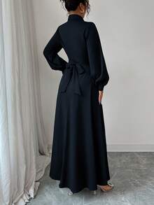 LilyHouse Women's Long Style Dress Temperament Elegant A Line Waist Button Up Office Dress Winter Clothes For Women, Fit For Daiy Casual, Wedding, Holiday Party , Elegant Dresses For Party, Graduation Dress, Elegant Dresses For Women