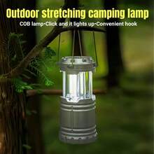 Multifunktionale LED Handlampe mit Haken, ausziehbar, batteriebetrieben, Campinglampe, Zeltlampe, Pferdelampe für den Außenbereich