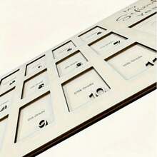 Wooden School Years Picture Frame, Contemporary Style Graduation Photo Collage Frame, Wall Hanging Memory Keepsake For Home Decor Gifts Birthday - White - View 8