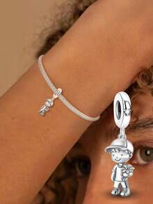 1 pezzo Accessorio di moda per braccialetti e bracciali da donna, con perline e charm, adatto per la creazione di gioielli fai-da-te e per abbinare al look quotidiano, decorazione gioiello per ragazze