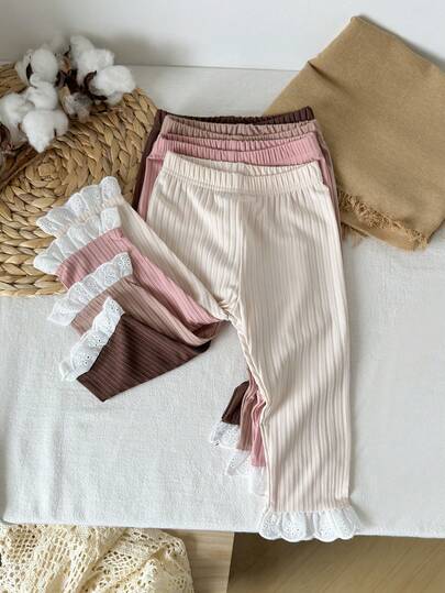 Baby Girls' Leggings, Spring/Autumn/Winter New High Waist Elastic Skinny Pants,