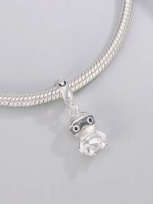 1pc Fashionable & Charming Halloween Series Skeleton, Ghost, Mummy, Witch, Drink Bottle Beaded DIY Halloween Bracelet Necklace Gift