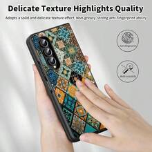 Floral, Animal And Galaxy Print Pattern Foldable Phone Case Compatible With Sam Galaxy Z Flip 3 4 5 6 7 Folding Case Design For Moto Razr 40 50 60 Ultra Cute Phone Case For Girl And Women - 藝術曼陀羅 - 查看 3