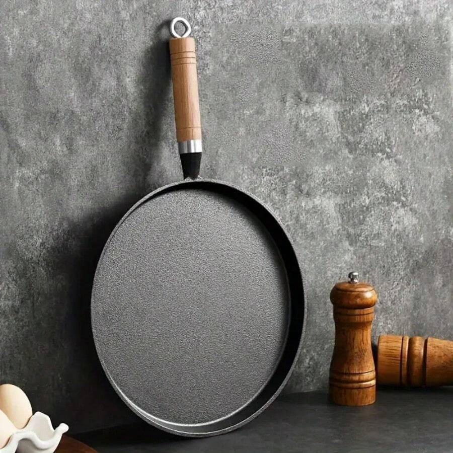 Senmeo Cast - Iron Non - Stick Frying Pan - Ideal For Steaks, Pancakes And Dumplings | Food - Grade Coating | Durable And High - Temperature - Resistant Cookware | Perfect Kitchen Gift For Valentine's Day/Christmas