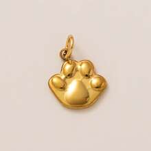 1 件时尚精致金色不锈钢动物系列马、鸟、飞猪、蝎子、斑马、老虎、长颈鹿吊坠，适用于 DIY 项链、手链、耳环、钥匙扣、包链、蕾丝扣、女士珠宝配饰、DIY 配件 - 金色 - 查看 14