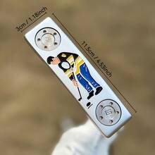 1pc Funny Golf Putter Golf Club 32 33 34 35 36inches, Head Cover, Limited Quantity, Golf Club - Improves Ball Speed And Accuracy - Silver - View 9