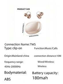 NEW SENYANG سماعات أذن لاسلكية جديدة من فورست يانغ، قابلة للتثبيت، للرياضة والموسيقى، سماعات بلوتوث معلقة، سماعات TWS مريحة عالية الجودة مع صوت ستيريو عميق وتعريف صوتي واضح، مناسبة لهواتف أندرويد وآيفون، وألعاب الفيديو، وأزواج الأعمال - ج87 - مشاهدة 10