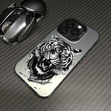 Funda de Teléfono de Moda con Tigre Compatible con/8/X/XS/11/11 Pro/11 Pro/12 Pro/12 Pro/13 Pro/13 Pro/13 Pro/14/14 Plus/14 Pro/14 Pro/15 Plus/15 Pro/15 Pro - Colores mixtos - Ver 1
