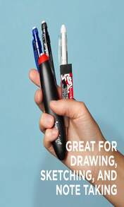 SAKURA SumoGrip Pencil With Comfort Grip - 09 Mm Ergonomic Mechanical Pencil - Clear