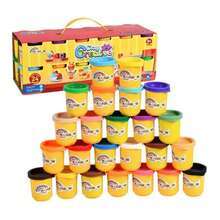 24/12 Colors Air Dry Modeling Clay, Children Sculpting Clay, Non-Stick Ultra-Light DIY Soft Magic Clay With Sculpting Tools And Game Cards, Children Art And Craft Gift, Gift Box And Refill