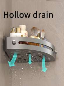 3件套转角淋浴置物架，带挂钩的粘性浴室置物架，可放置洗发水和洗漱用品，适用于各种角落，适合秋季装饰/节日装饰/万圣节礼物/圣诞节礼物/新年礼物