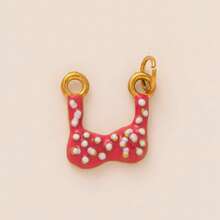 1pcINS Cute And Fashionable Stainless Steel Exquisite Cherry Underwear Top Boxing Gloves Mushroom Strawberry Cat Dog DIY Pendant, Plated With 18K Gold, Not Easy To Oxidize, Suitable For Wife And Mother To Freely Match - Multicolor - View 17
