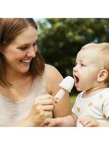 Moldes de paletas de silicona para bebés con palitos, moldes para los primeros helados de bebé, recipiente para alimentos de bebé, fabricante de golosinas congeladas, molde para hacer paletas de hielo para niños pequeños y bebés, artículos esenciales para bebés - 1 paquete - Ver 9