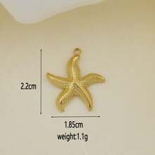 1pc Stainless Steel Fashionable Beach Vacation Pendant, DIY Handmade Bracelet, Earring, Hanging Decor Accessory