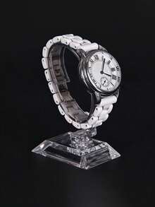 1pc Elegant Faux Linen Beige T-Shape Bracelet Display Stand - Desktop Jewelry Holder, Suitable For Retail Display Cases, No Power Needed, Sturdy Plastic Base, Great For Necklaces, Bracelets And Watches, Watch Stand | Soft Velvet Covered, Suitable For Women, Multi-Functional Desktop Organizer Rack, Non-Electric - Fits Various Installation Types Of Other Material Oval Jewelry Tower