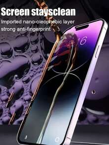 3pcs Privacy Screen Protectors For IPhone 16/16e/15/14/13/13 Pro/12/11/16 Pro Max/15 Pro Max/14 Pro/Plus/Mini/X/XR/XS Max/7/8/6, 9H+ Tempered Glass, Scratch-Resistant, Privacy Screen Protector, Gift For Birthdays, Family, Friends, Phones, Screen Protectors, Phone Accessories Waterproof Shockproof Anti-Fall Anti-Fall Anti-Fingerprint