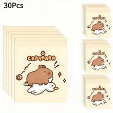 30个通用汽车一次性垃圾袋，便携式粘性防漏清洁袋，多功能清洁垃圾袋适用于汽车、厨房、卧室、书房、旅行、露营和办公室空间 - 彩色 - 查看 9