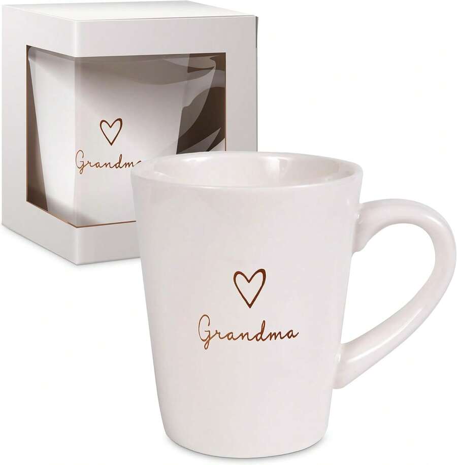 Taza Nana de la Empresa de Regalos Pavilion, 15 oz, crema - 19561 - Ver 1