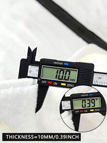 1pc Brown Printed Area Rug, Plush Fabric, Soft & Comfortable Touch, Easy Care, Water-Resistant, Anti-Slip Backing, Machine Washable, Suitable For Living Room, Bedroom, Kitchen, Dining Room, Office, Room Decor, And Doormat. Suitable For Spring, Summer, Autumn, And Winter. - Beige - View 11