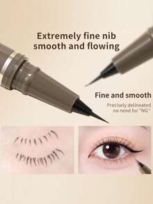 Ultra Fine Eyeliner Waterproof, Sweat-Resistant, Smudge-Proof, Smooth Liquid Eyeliner Pencil Suitable For Beginners,1Count