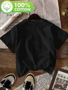 Camiseta de Mujer Día de los Muertos Cinco de Mayo - Cuello Redondo Suave con Estampado Colorido de Calavera Azucarada, Ropa Ligera para Celebraciones Mexicanas y Fiestas, Diseño Artístico, Tejido Transpirable, Manga Corta, Ideal para Festivales y Eventos Culturales - Oscuro - Ver 2