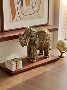 Tượng voi vàng trang trí tinh xảo - Tượng làm từ nhựa chạm khắc tỉ mỉ, phong cách cổ điển Bohemian, thích hợp trang trí phòng khách, phòng ngủ, bàn làm việc, tượng trưng cho may mắn và thịnh vượng, món quà thủ công mỹ nghệ độc đáo dành cho chủ nhà và nhà sưu tập, voi trong Kinh Thánh, trang trí phòng, trang trí đám cưới. - Nhiều màu - Xem 8