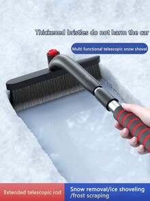 1pc Car Snow Shovel, Detachable Multi-Function Snow Brush, Ice Scraper, Winter Snow Removal Tool