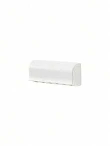 1pc Toothbrush Holder Wall Mount With Cover, Electric Toothbrush Organizer, Toothpaste Rack, 2/5/6 Slots Self-Adhesive Toothbrush Holder, Bathroom Storage Accessories (White), Back To School Season Home Bathroom Decor - Multicolor - View 15