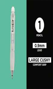 SAKURA SumoGrip Pencil With Comfort Grip - 09 Mm Ergonomic Mechanical Pencil - Clear