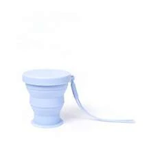 可折叠硅胶户外旅行杯，可折叠旅行迷你水杯，便携式压缩软杯