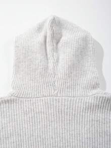 Herren lässiger, weiter Pullover Hoodie Sweatshirt, simpler koreanischer Stil, vielseitig für Frühling, Herbst, Winter - Grau - Übersicht 9