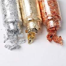 2g/5g/10g Gold Foil Confetti Decorations, Suitable For Candle Painting, DIY Crafts, Party Decor, For Decorative Use Only, Not Edible - Multicolor - View 1