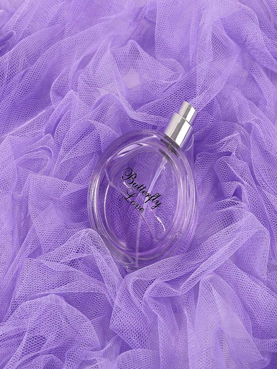 1pc DIY Tulle Fabric For Wedding Dress Headpiece, Handmade Sewing Material, Suitable For Wedding Decoration, Party, Birthday, Home Decor, Outdoor - Light Purple - View 1