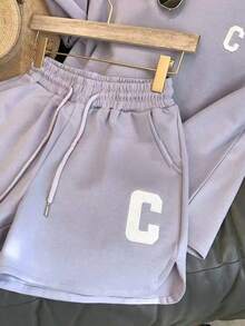 Women Two-Piece Outfits - 紫色 - 查看 4