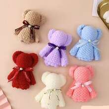Cute Bear Shaped Towel, Bear Doll Towel, Soft Creative Face Towel, Birthday Gift, Wedding Gifts, Bathroom Decor, Gifts For Party Shower Towels For Beaty Salon, Hotel Sports,Home Essentials, Towel, Skin Care