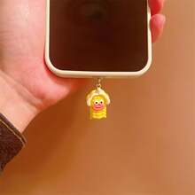 新款卡通西兰花、玉米、丑萌蔬菜和香肠设计手机防尘塞、Type-C 充电端口装饰、送给朋友和情侣的吊坠礼物