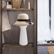 Hat And Wig Display Stand, Imitation Head Display Stand, Mannequin Head Stand White