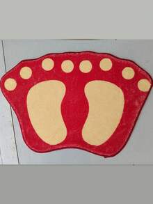 1 件创意形状脚垫，适用于入口、卧室、浴室的扁平防滑吸水地毯，通用可洗便携式地垫，母亲节、生日、返校、毕业典礼、婚礼的绝佳礼物，房间装饰浴室配件入口装饰浴室厨房装饰