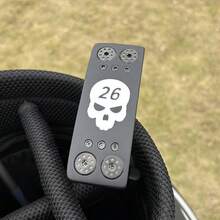 1pc Skull Golf Putter Widen Golf Club 32 33 34 35 Inch With Headcover Golf Clubs - Improve Ball Speed & Accuracy Weight Detachable - Black - View 14