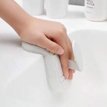 Flexibler & biegsamer Haushaltsschwamm-Reinigungsbürste, für Spülen & Badewannen, austauschbarer Schwammkopf. Ohne Strom, ergonomischer Griff, kompakter Reiniger, stabiles Material, manueller Reiniger, eine tolle Hilfe für beschäftigte Hausfrauen