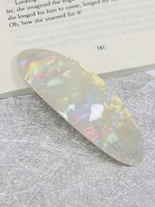 1pc French Elegant Gold Label Hair Clip, Classy Half-Up Hair Accessory, Suitable For Daily Wear And Holidays, Elegant Gift, Hair Clips Claw, Clips Hair, Hair Claws, Hair Slide, Hair Barrettes, Bobby Pin, Hair Accessories, Head Accessories, Hair Accessories For Women - Multicolor - View 14