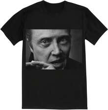 Christopher Walken - Premium Men's Crewneck T-Shirt – Soft, Comfortable, And Stylish SRS #PDI97353 - Black - View 1