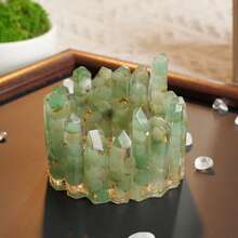6-7cm Crystal Column Bowl - Crystal Stone Candle Holder - Crystal Stone Bracelet Jewelry Container Storage Box Decor - Ideal For Cleaning Crystals, Great Gift For Women And Home Healing Decor - Multicolor - View 19