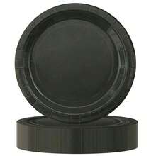 50/10pcs Colorful Disposable Paper Plates, Heavy Duty Plates Suitable For Wedding/Party/Christmas, 9-Inch Dinner Plates And 7-Inch Dessert/Salad Plates, Colored Plates For Party Events - Multicolor - View 6